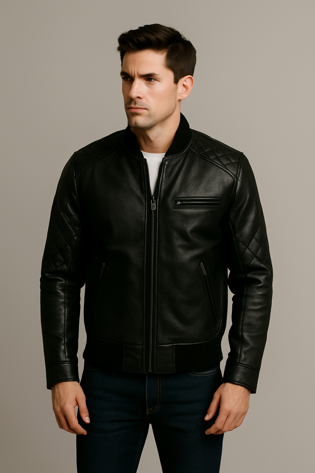 Shearling Leather Jacket